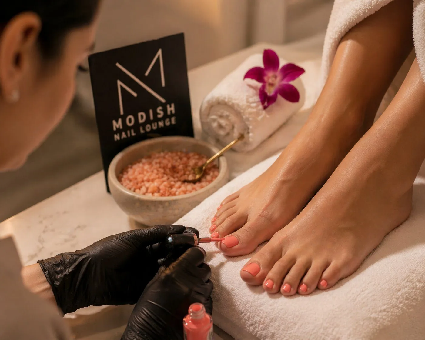 Classic pedicure at Modish Nail Lounge